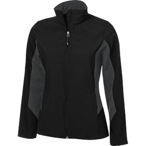 COAL HARBOUR® EVERYDAY COLOUR BLOCK SOFT SHELL LADIES' JACKE