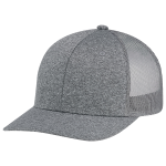 Heather - 6 Panel Constructed Pro-Round (Mesh Back)