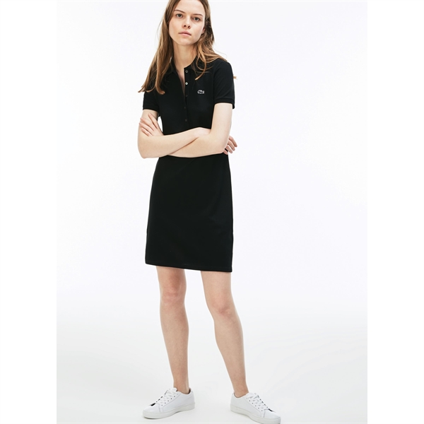 lacoste mini pique stretch polo